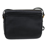 Luxury BurberrySs Shoulder Bag Leather Black Auth ep5024