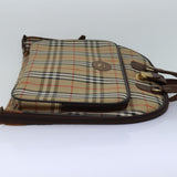 Luxury BurberrySs Nova Check Garment Cover Canvas Beige Brown Auth ep5154