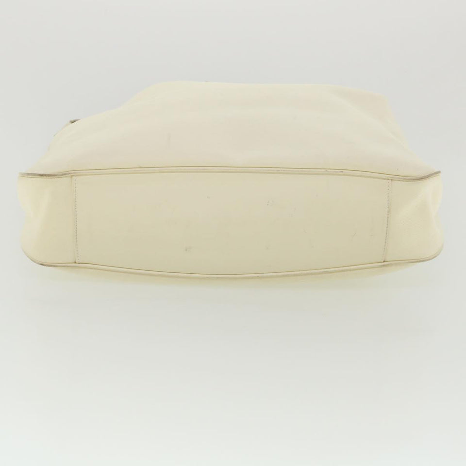 Gucci Bamboo Shoulder Bag Canvas 2way White 1577 ep700