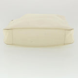 Gucci Bamboo Shoulder Bag Canvas 2way White 1577 ep700