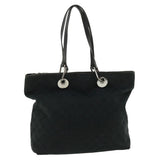 Gucci GG Canvas Shoulder Bag Black 140274 ep717
