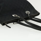 Gucci GG Canvas Shoulder Bag Black 140274 ep717