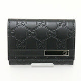 Gucci Card Case 251727 leather black Interlocking G