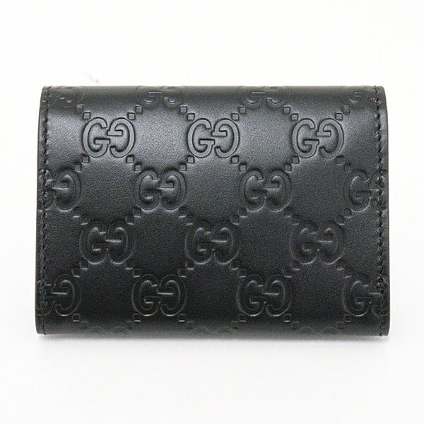 Gucci Card Case 251727 leather black Interlocking G