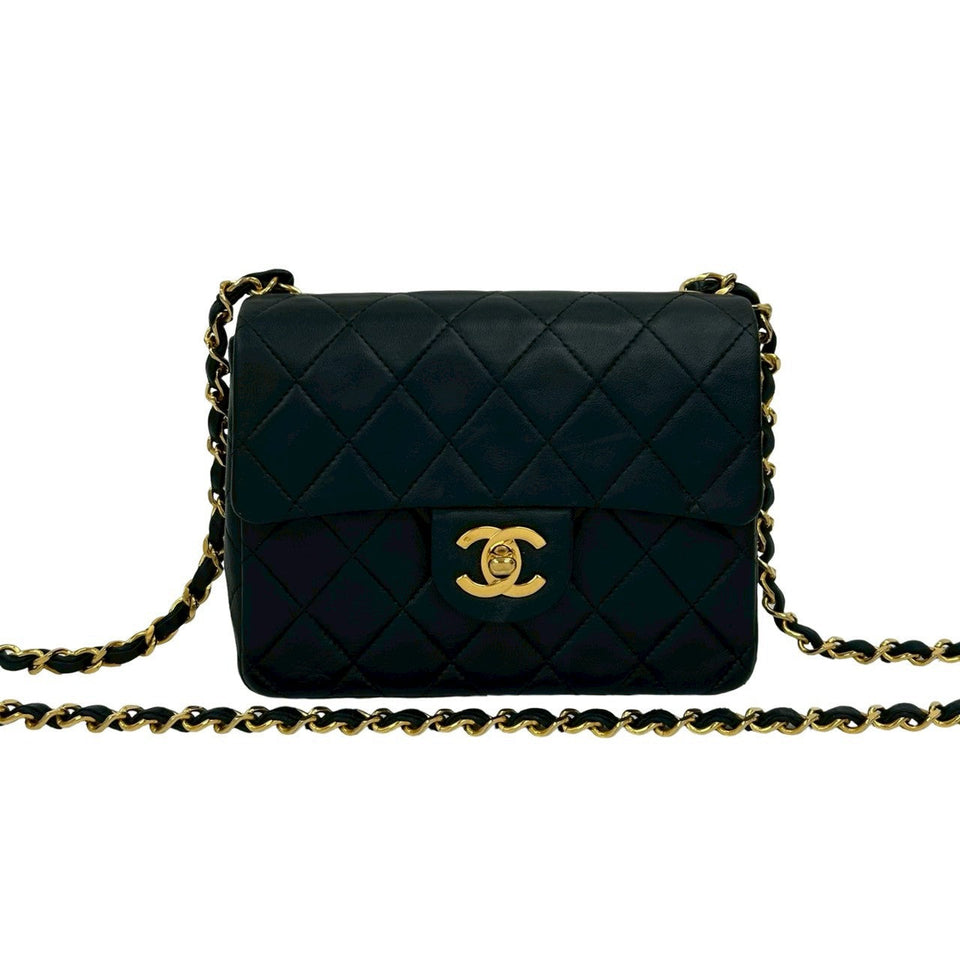 Chanel Mini Matelassé Lambskin Shoulder Bag