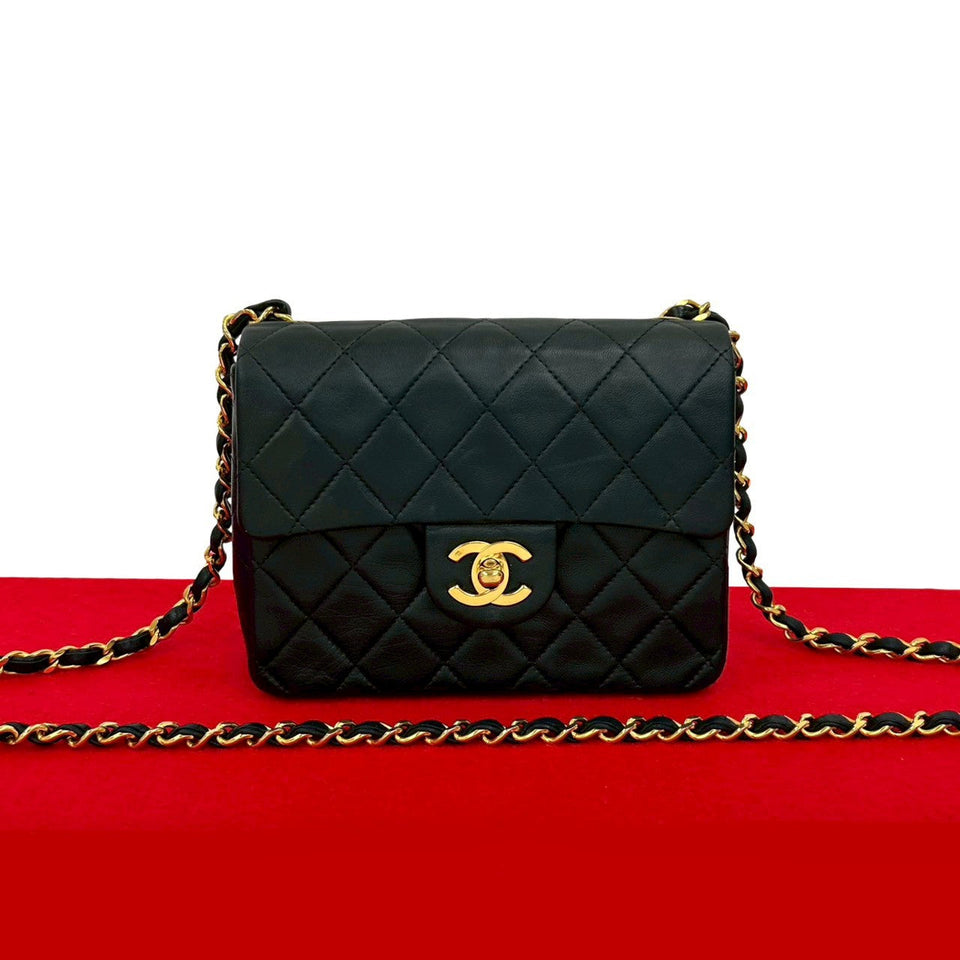 Chanel Mini Matelassé Lambskin Shoulder Bag