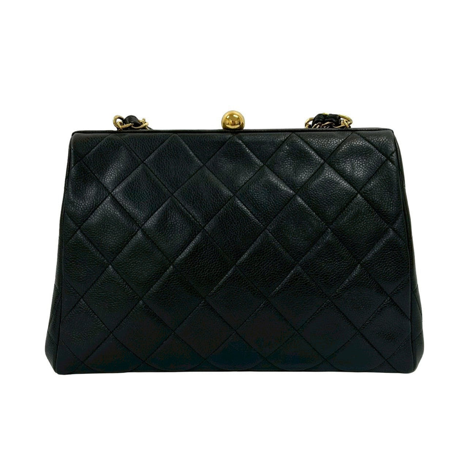 Chanel Matelassé Matte Caviar Skin Shoulder Bag
