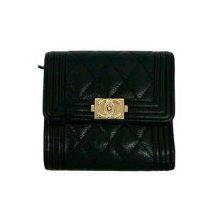 Chanel Matelassé Caviar Skin Wallet
