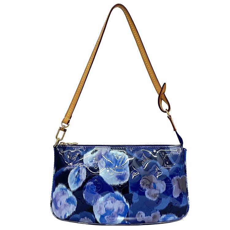 Louis Vuitton Pochette Acessory Vernis Ikat Flower Clutch