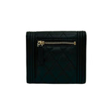 Chanel Boy Chanel Caviar Trifold Wallet