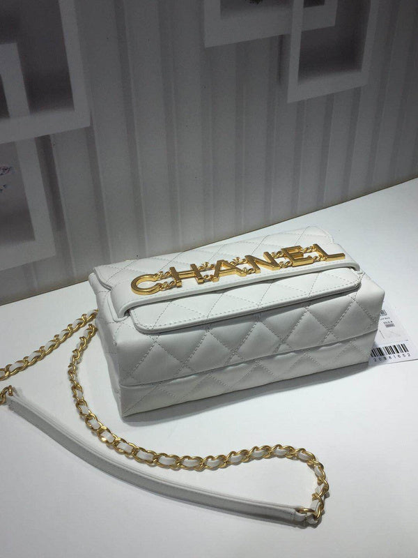 Luxury Premium Chanel White Quilted Chain Bag – Bags Junction