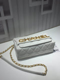 Luxury Premium Chanel White Quilted Chain Bag – Bags Junction