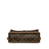Louis Vuitton Monogram Shoulder Bag PVC/Leather Brown