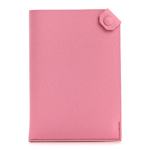 Hermes Epsom Tarmac PM Passport Holder Mauve Sylvestre