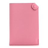 Hermes Epsom Tarmac PM Passport Holder Mauve Sylvestre