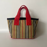 Luxury Burberry Girls' Icon Stripe Canvas Tote Bag - NG102740