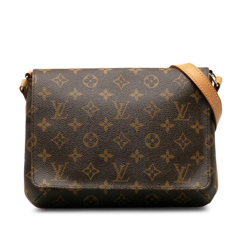 Louis Vuitton Monogram Shoulder Bag PVC/Leather Brown