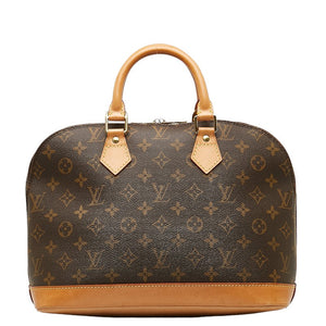 Louis Vuitton Monogram Handbag PVC/Leather Brown