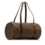 Louis Vuitton Damier Papillon 30 Handbag Brown PVC Leather