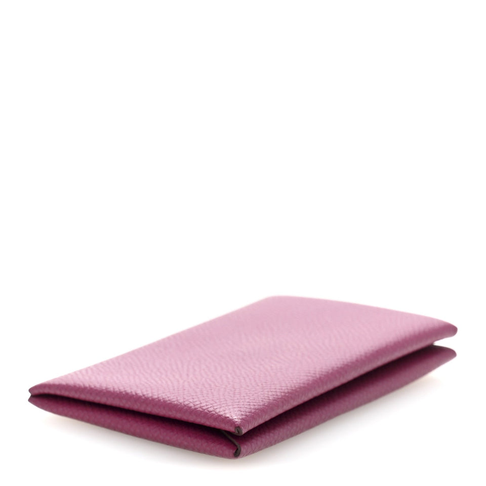 Hermes Epsom Calvi Card Case Tosca