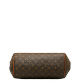 Louis Vuitton Monogram Handbag PVC/Leather Brown