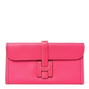 Hermes Epsom Jige Elan 29 Clutch Rose Tyrien