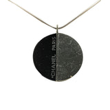 Chanel Metal Logo Necklace 00A