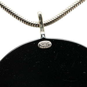 Chanel Metal Logo Necklace 00A