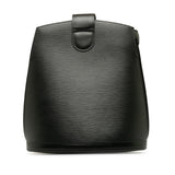 Louis Vuitton Epi Cluny Shoulder Bag Noir Black Leather Women's