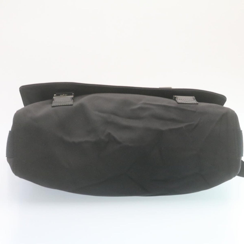 Gucci Sherry Line Messenger Bag Shoulder Bag Nylon Black fm1186