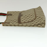 Gucci Web Sherry Line GG Canvas Tote Bag Beige Red Green fm1307
