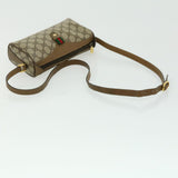 Gucci GG Canvas Web Sherry Line Shoulder Bag Beige Red Green 8902018 fm1530