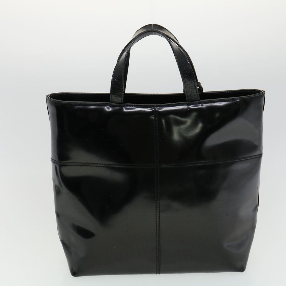 Gucci Hand Bag Leather 3Set Black fm1716