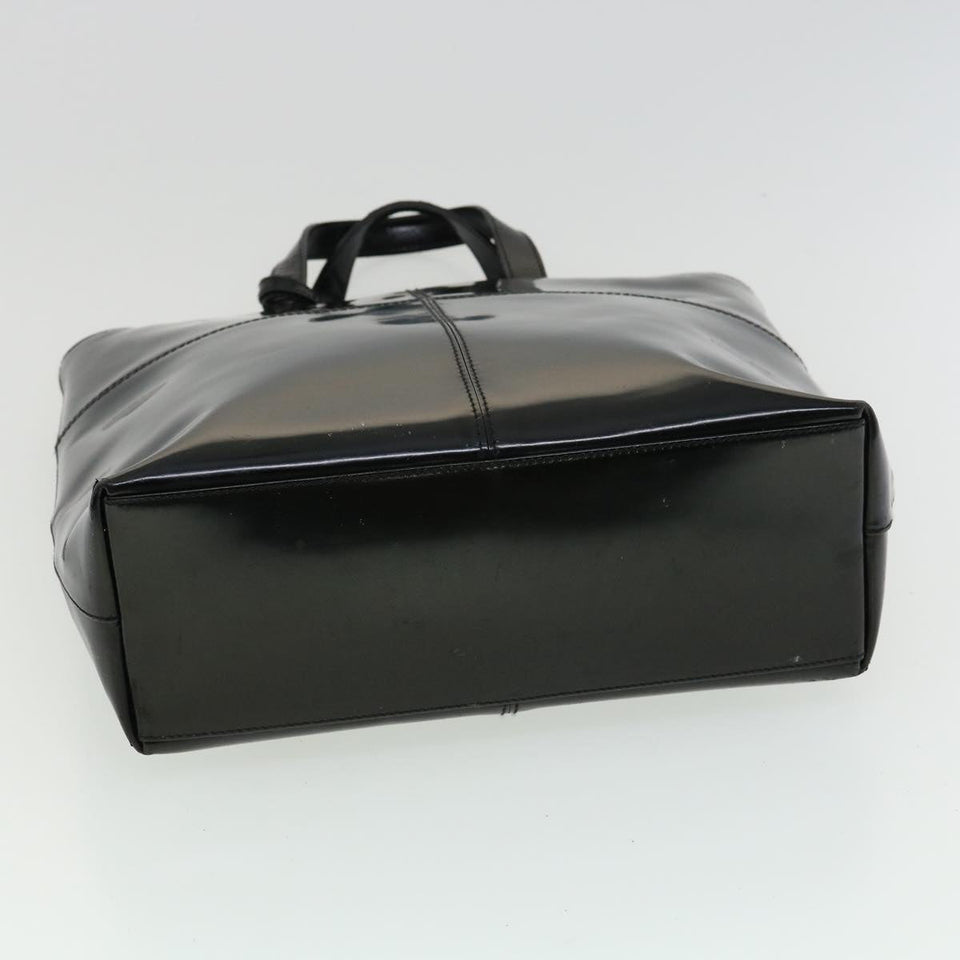 Gucci Hand Bag Leather 3Set Black fm1716