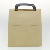 Gucci Hand Bag Tote Bag Leather 4Set Beige Black Brown fm1720