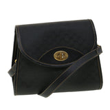 Gucci Micro GG Canvas Turn Lock Shoulder Bag Black fm1814