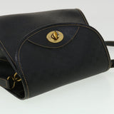Gucci Micro GG Canvas Turn Lock Shoulder Bag Black fm1814
