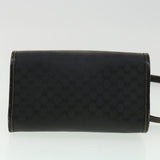 Gucci Micro GG Canvas Turn Lock Shoulder Bag Black fm1814