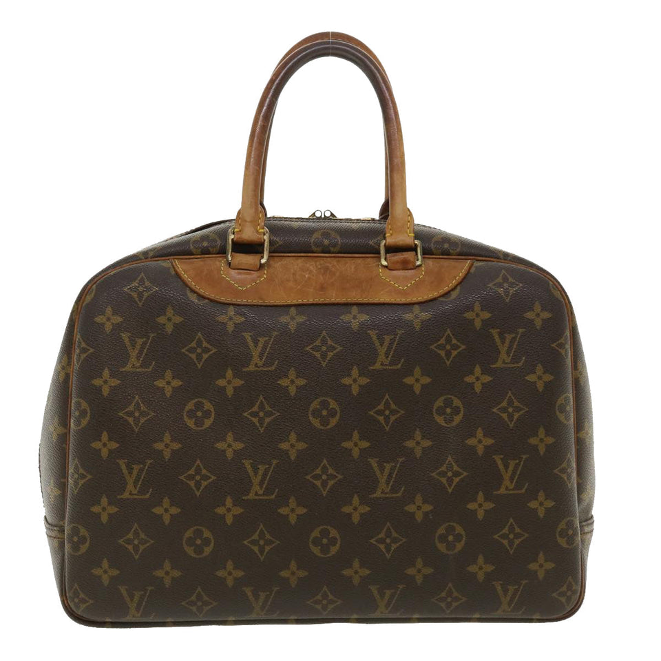 Louis Vuitton Monogram Deauville Hand Bag LV Auth fm1876