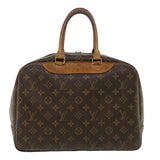 Louis Vuitton Monogram Deauville Hand Bag LV Auth fm1876