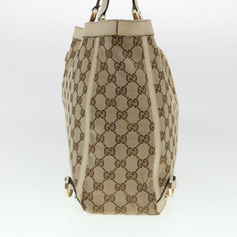 Gucci GG Canvas Hand Bag 2Set Beige fm2158