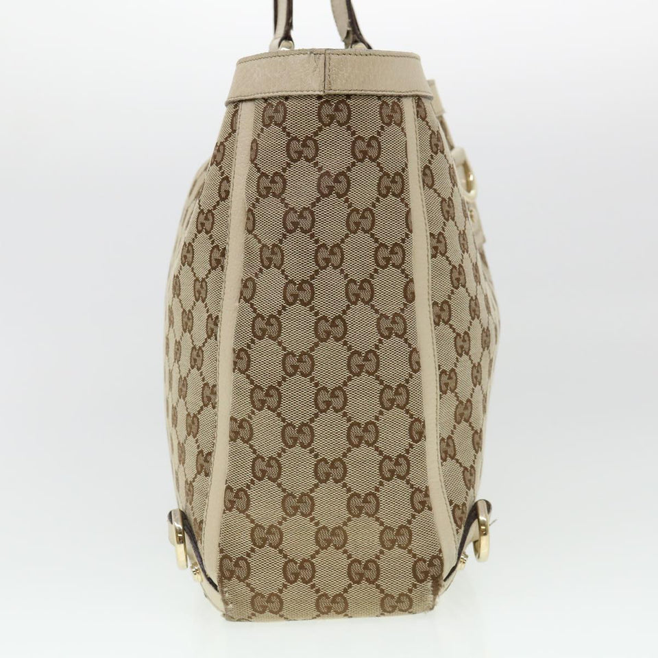 Gucci GG Canvas Hand Bag 2Set Beige fm2158