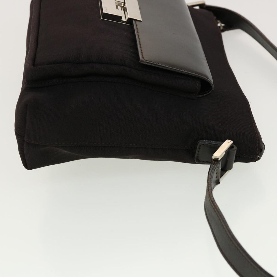 Gucci Shoulder Bag Canvas Brown fm2205
