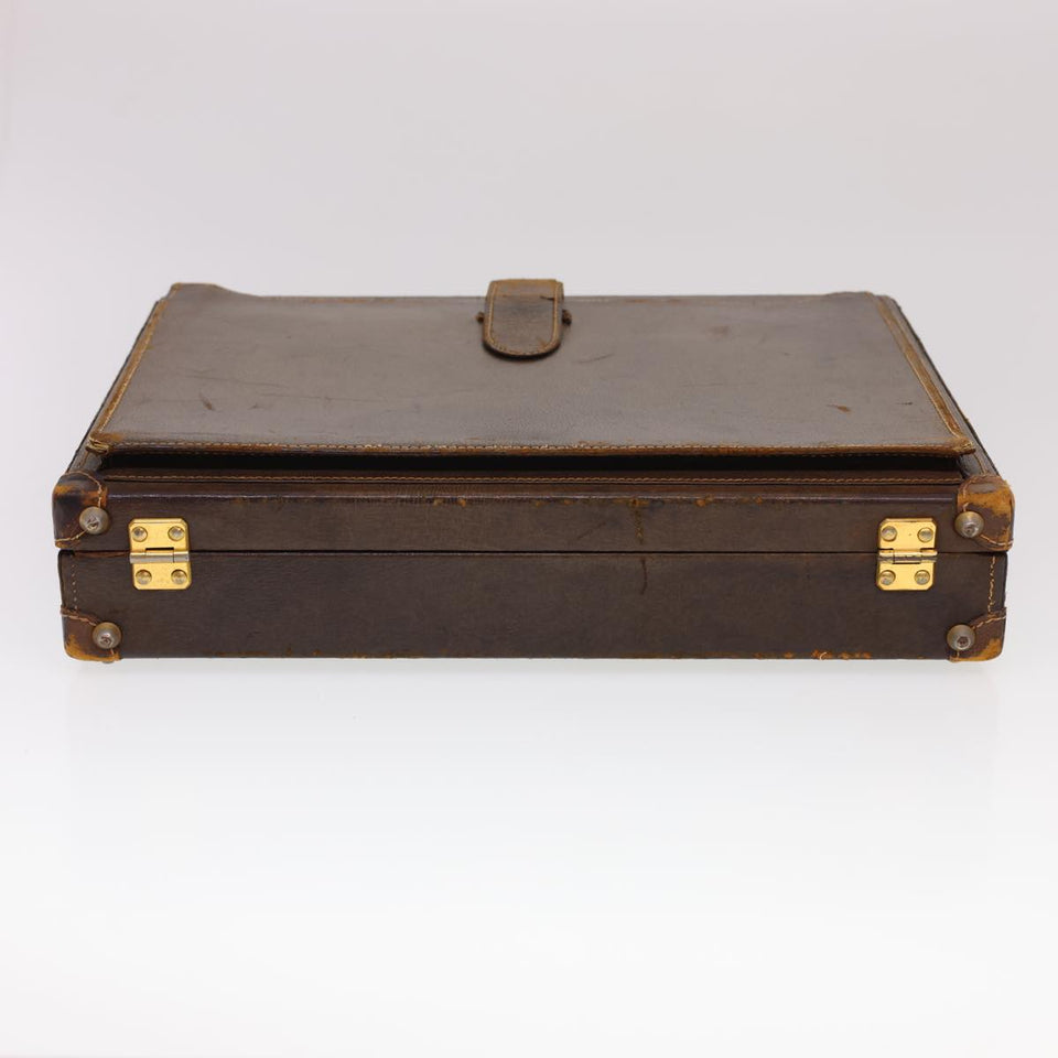 Gucci Trunk Leather Brown fm2218
