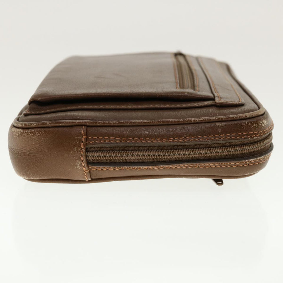 Gucci Clutch Bag Leather Brown 006.23.0014 fm2288