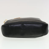 Gucci Bamboo Shoulder Bag Leather Black fm2313