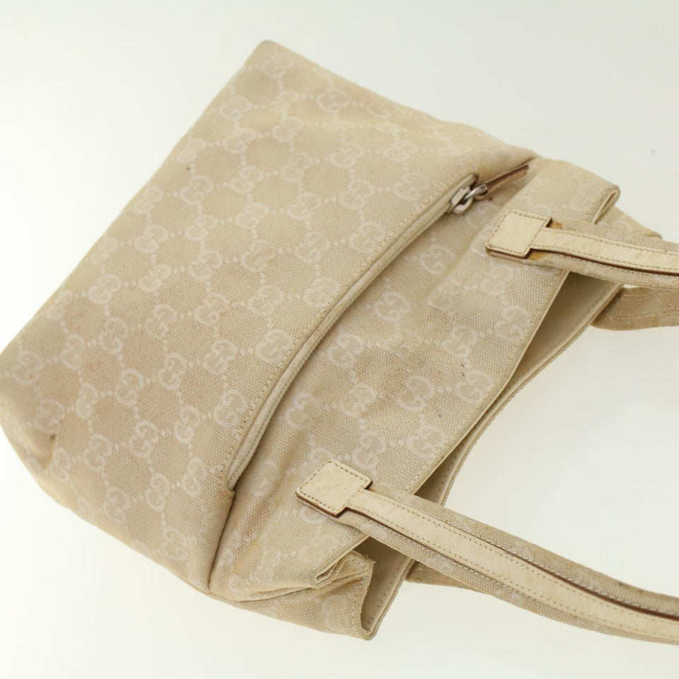Gucci GG Canvas Shoulder Bag Beige 002 1075 002053 fm2315
