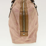 Gucci GG Canvas Hand Bag Pink 113009 fm2349