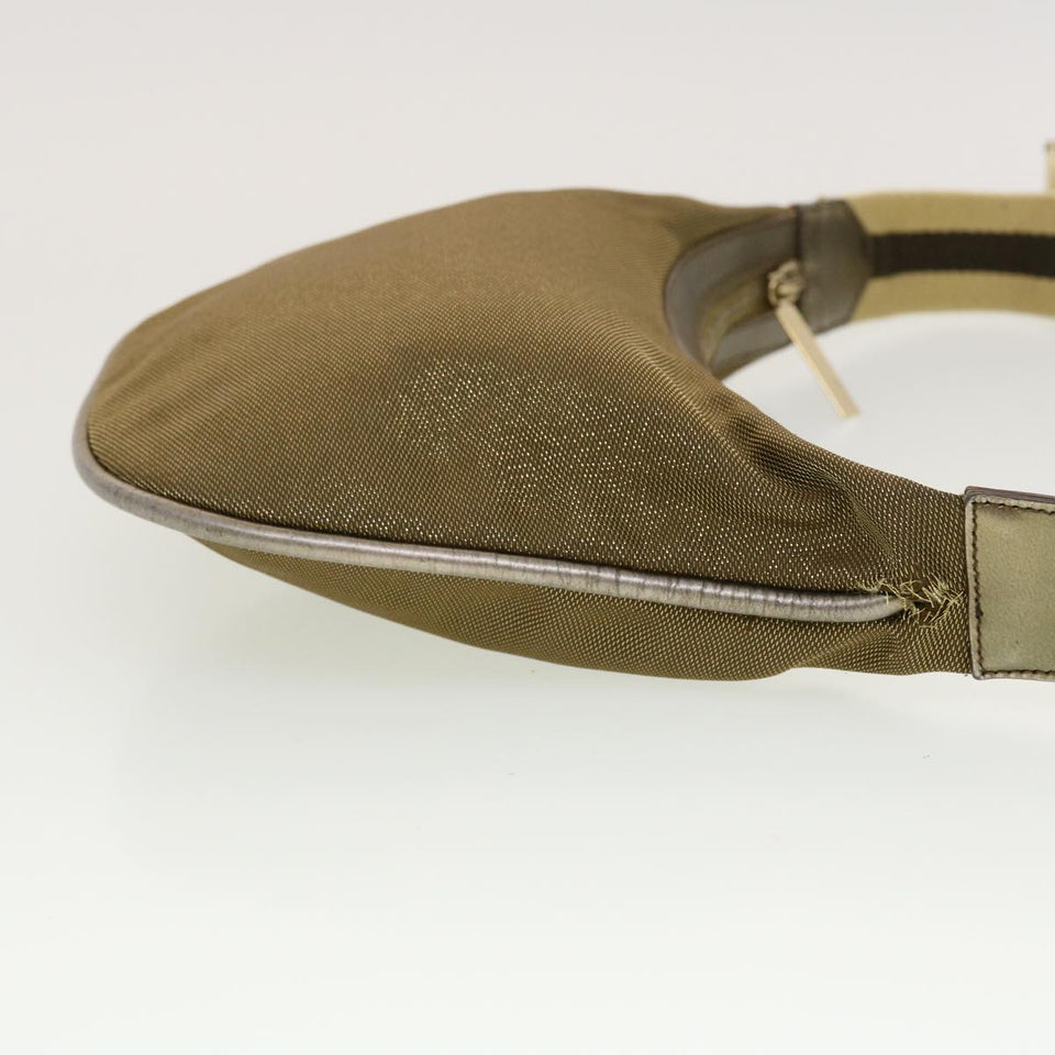 Gucci Sherry Line Shoulder Bag Canvas Bronze Beige Brown 001 4186 fm2350