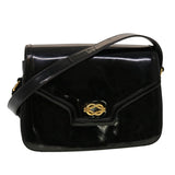 Gucci Shoulder Bag Patent leather Black fm2405